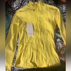 Lululemon Athletica Women's Bright Yellow Full-Zip Utility Define Jacket
